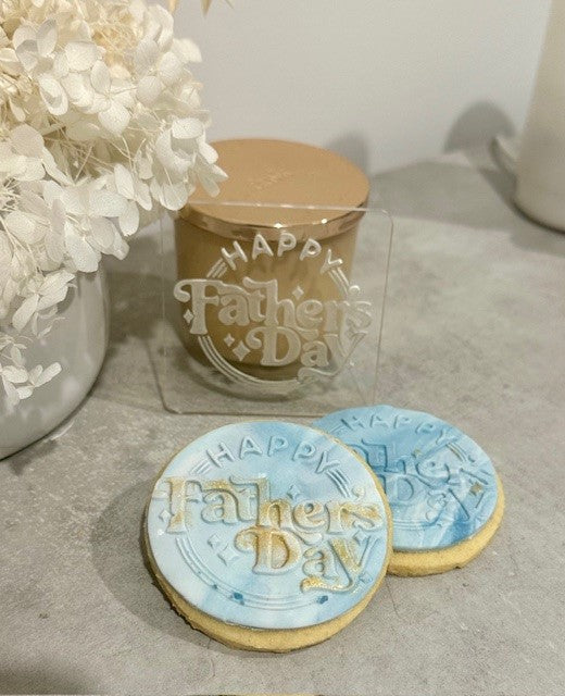 Father's Day Cookie Debosser