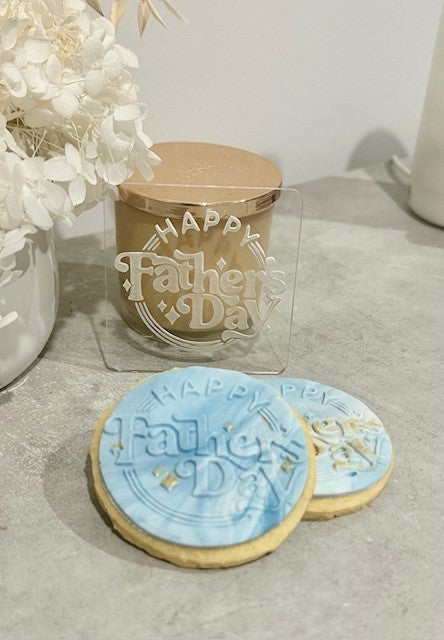 Father's Day Cookie Debosser