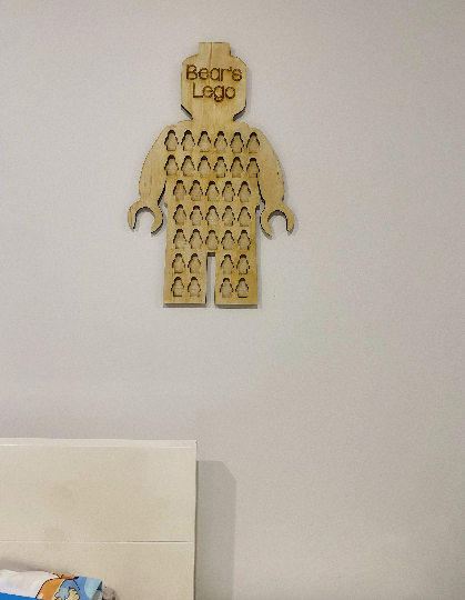 Lego character figurine holder