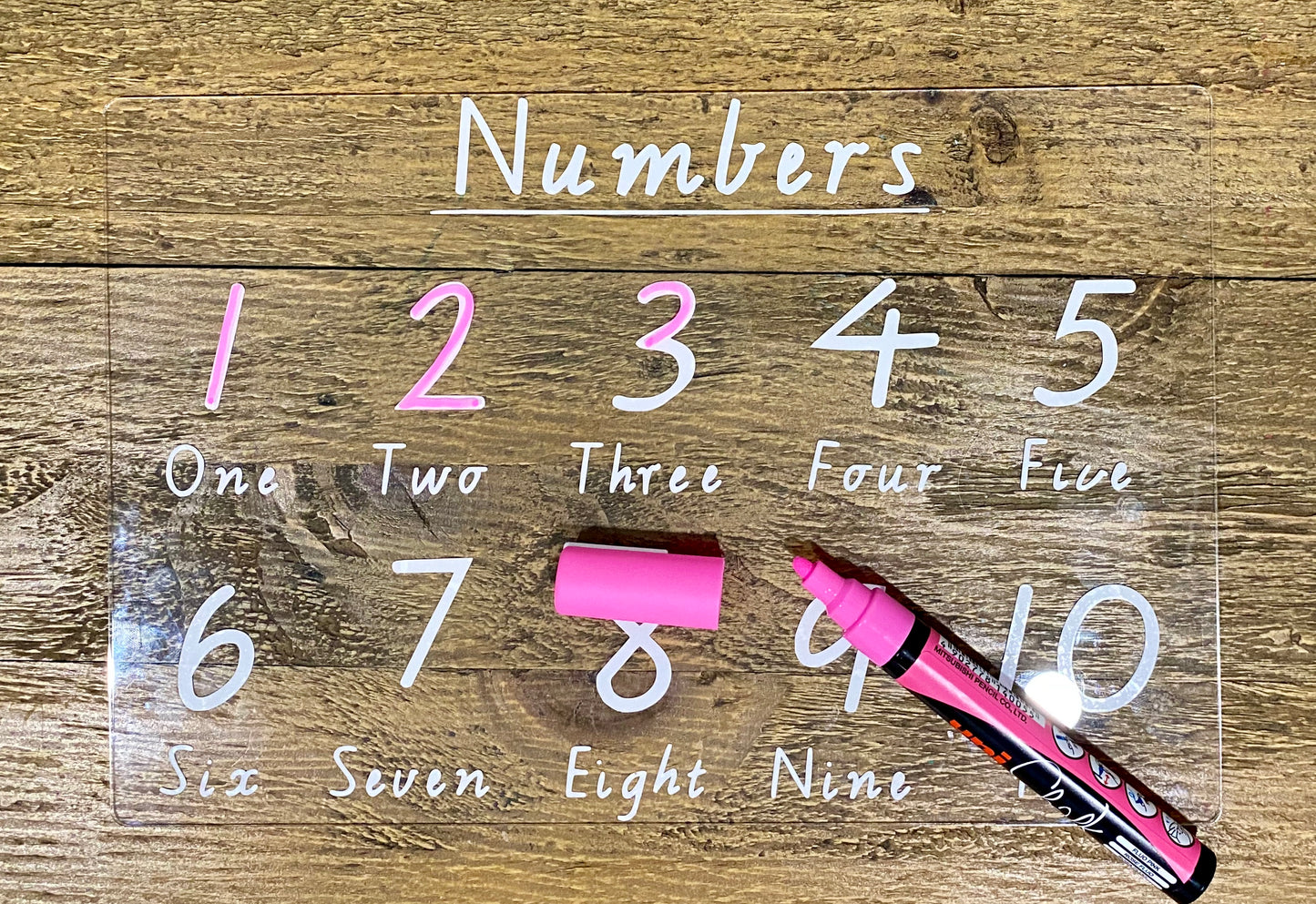 Number Tracing Board