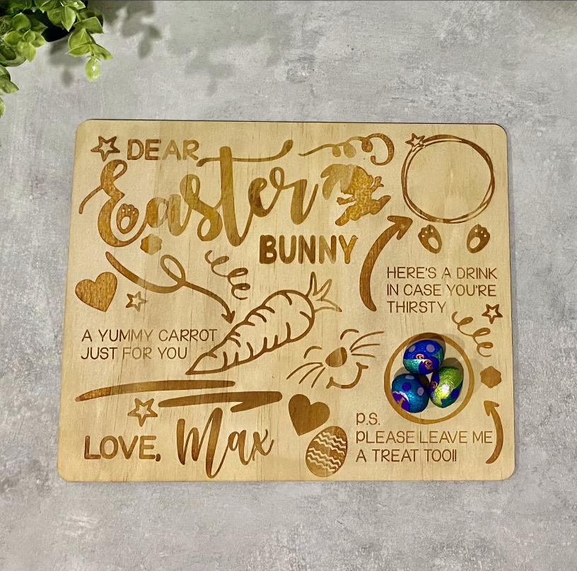 Easter bunny board