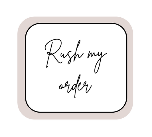 Rush my order